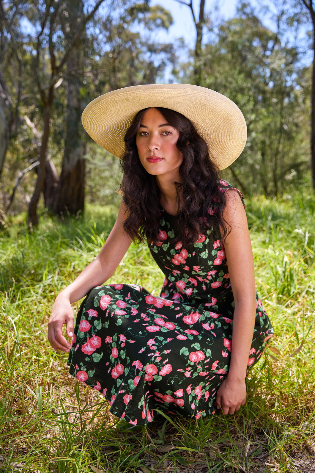 Princess Highway - Morning Glory Midi Dress - olive