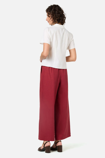 Princess Highway - Tomatoes Embroidered Blouse - cream