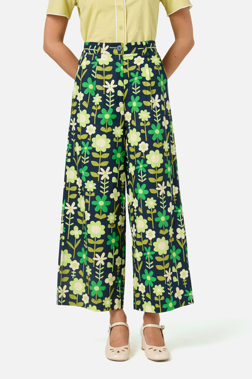 Princess Highway - Penny 60's Cute Culotte - navy