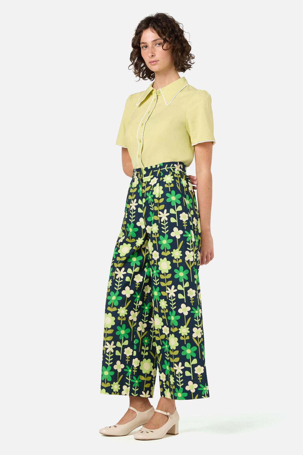 Princess Highway - Penny 60's Cute Culotte - navy