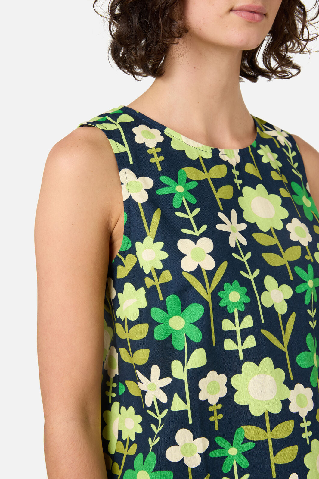 Princess Highway - Penny 60's Shell Top - navy