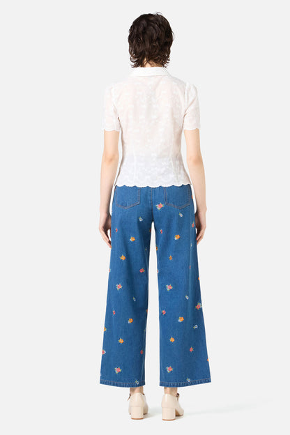 Princess Highway - Sweet Bow Blouse - white