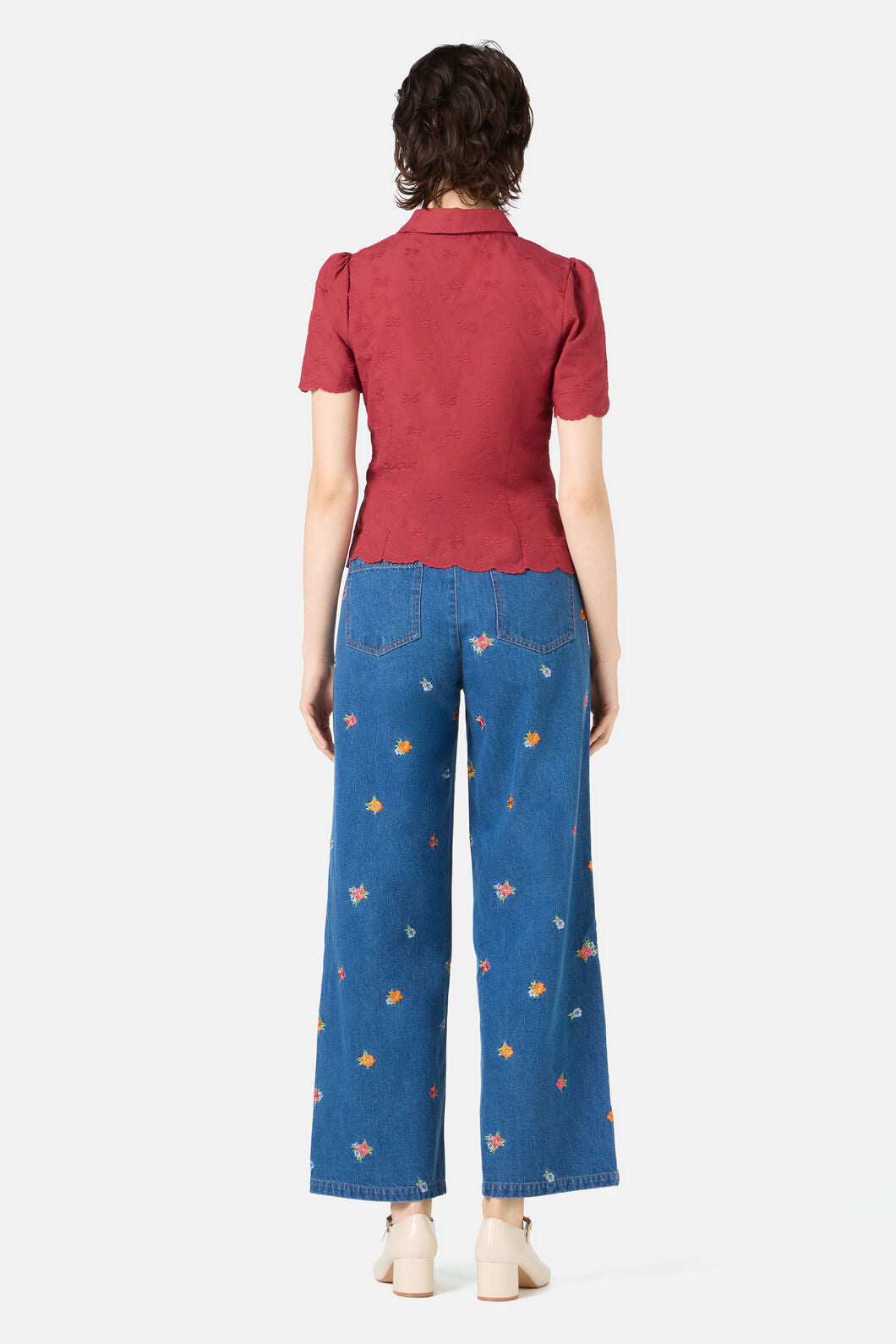 Princess Highway - Sweet Bow Blouse - wine