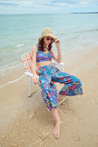 Princess Highway - Coral Reef Culotte - blue
