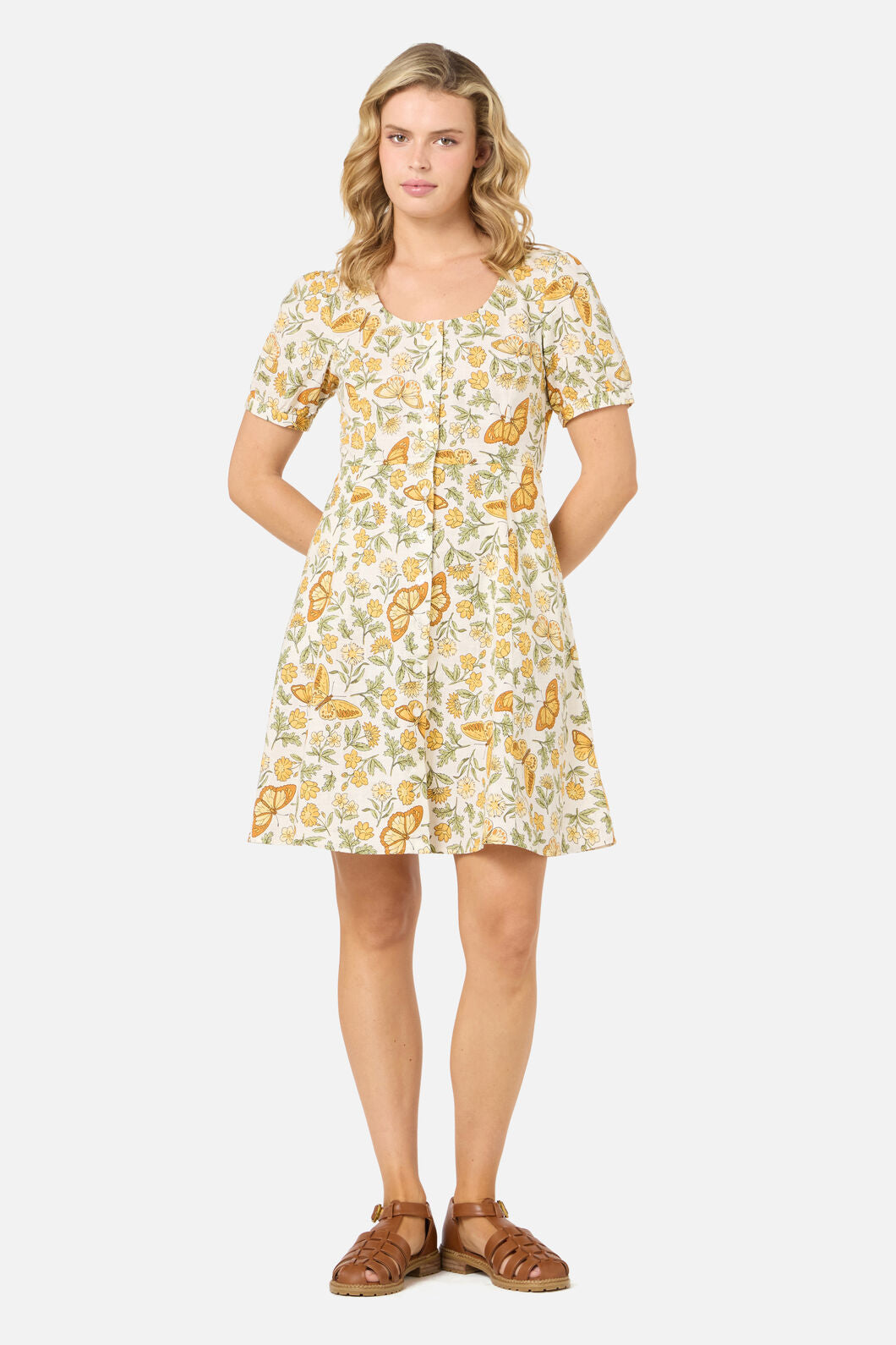 Princess Highway - Yvette Butterfly Mini Dress - cream