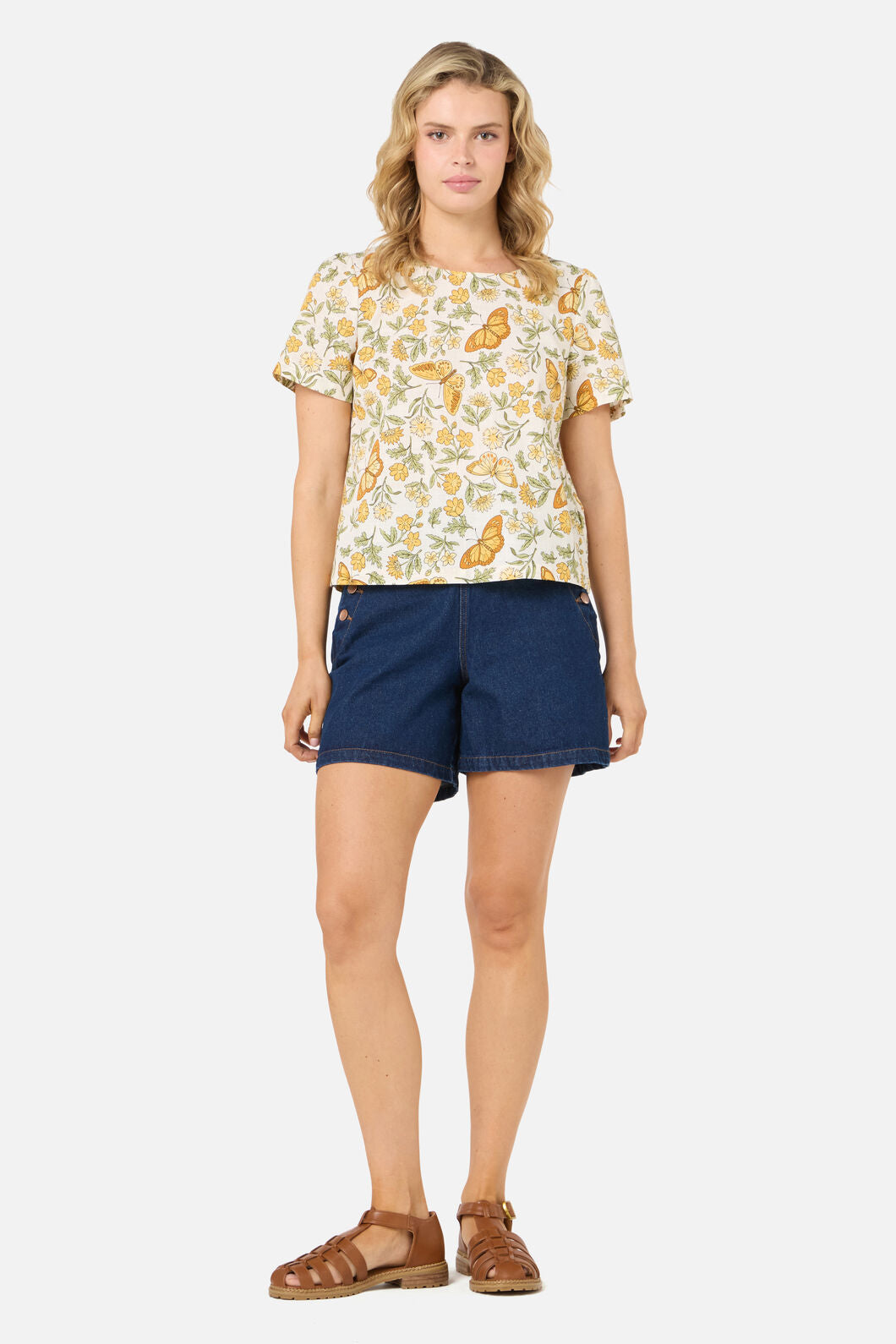 Princess Highway - Yvette Butterfly Top - cream