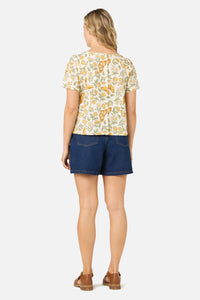 Princess Highway - Yvette Butterfly Top - cream