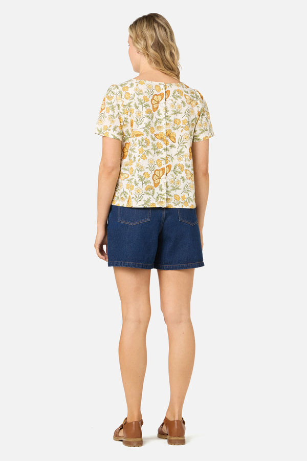 Princess Highway - Yvette Butterfly Top - cream