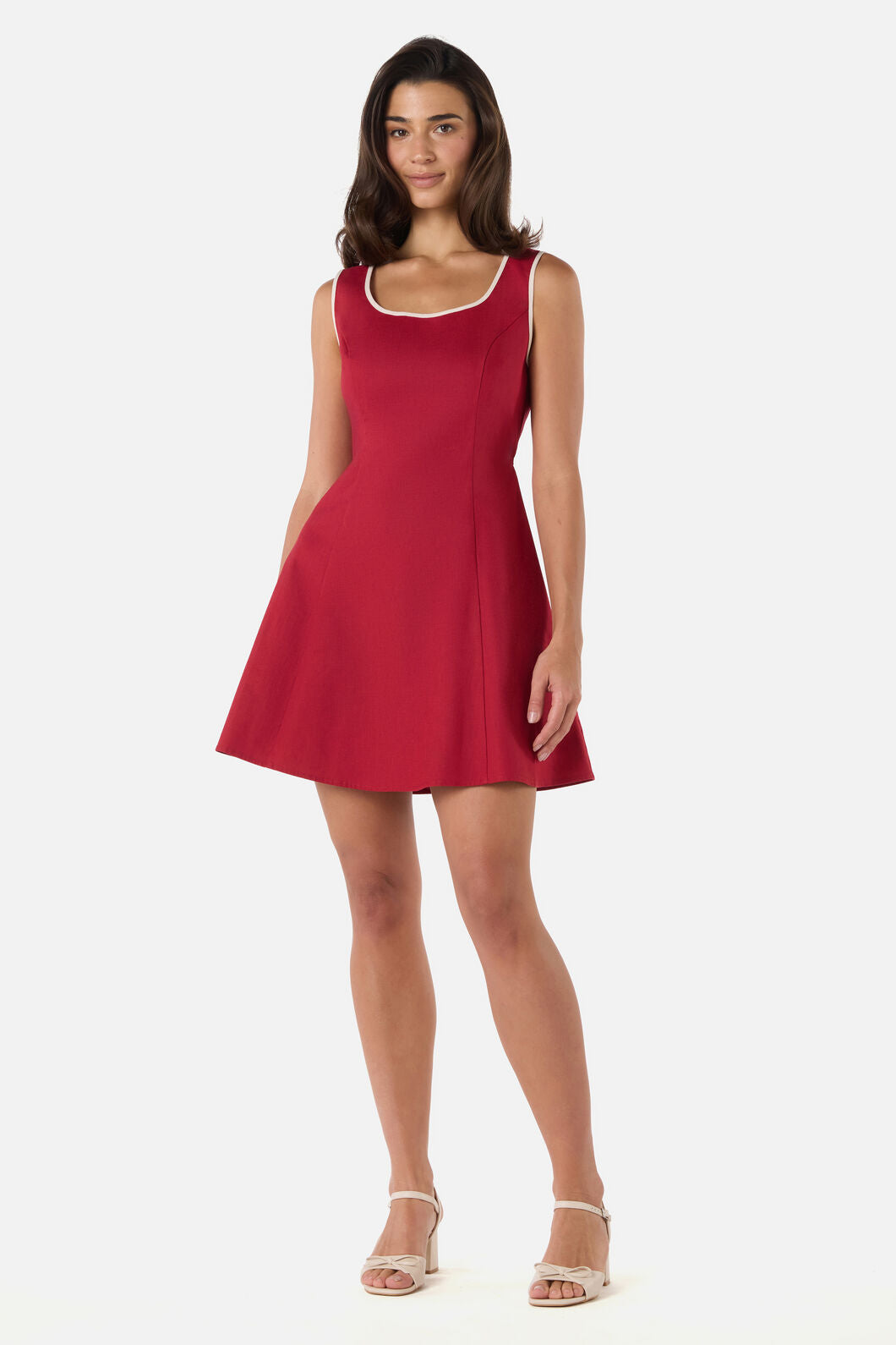 Princess Highway - Bailey Contrast Mini Dress - red