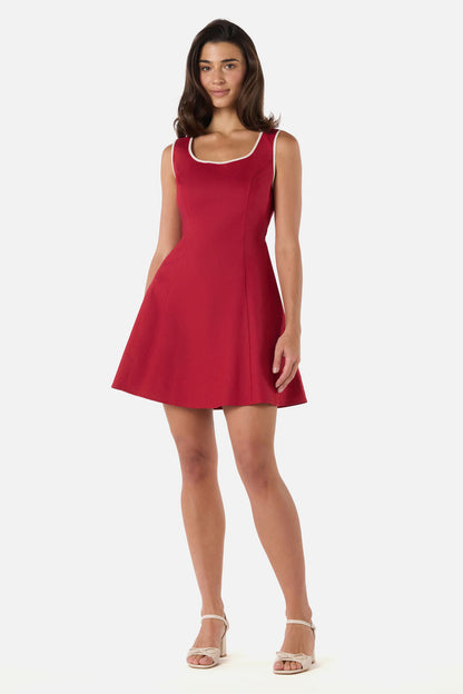 Princess Highway - Bailey Contrast Mini Dress - red