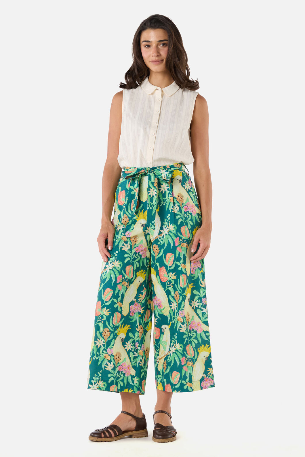 Princess Highway - Cockatoo & Flora Culotte - teal
