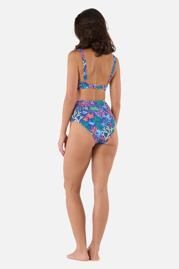 Princess Highway - Coral Reef Bikini Top - blue