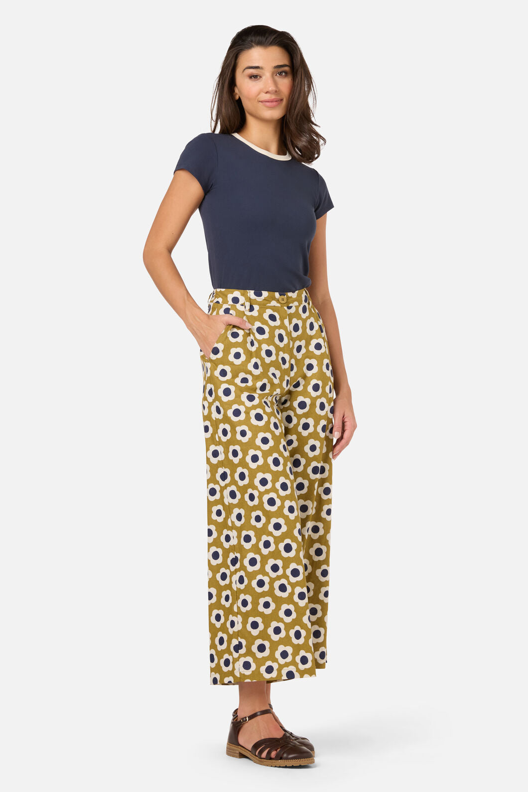 Princess Highway - Janie 60'S Summer Pant - olive