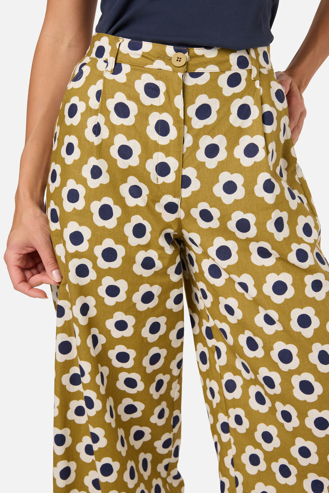 Princess Highway - Janie 60'S Summer Pant - olive