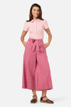 Princess Highway - Margot Check Culotte - pink
