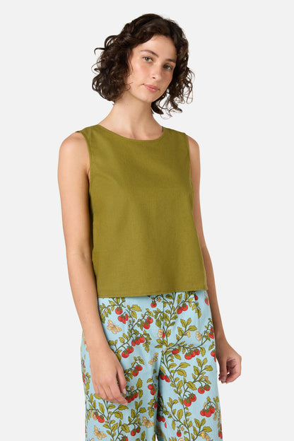 Princess Highway - Hattie Shell Top - olive