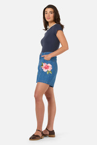 Princess Highway - Jodie Contrast Bind Ringer Tee - navy-cream