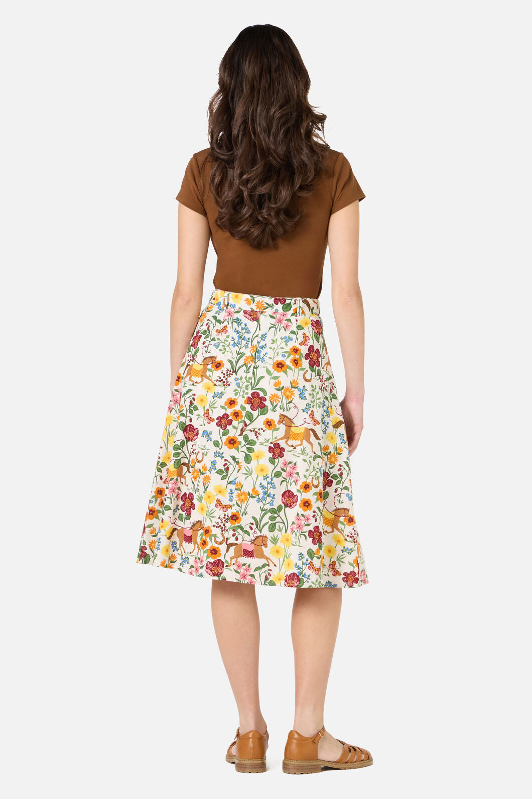 Princess Highway - Fancy Horses Skirt - cream