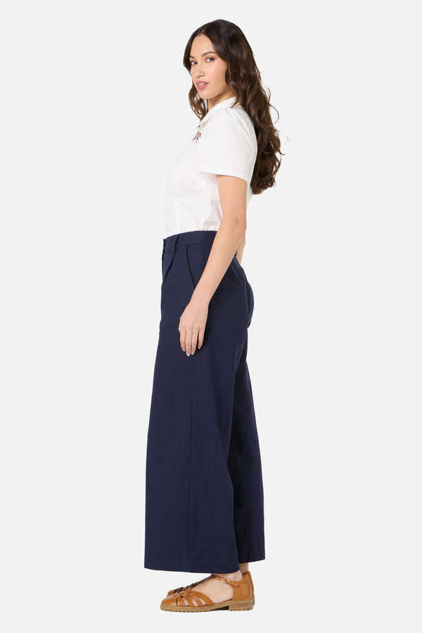 Princess Highway - Horse & Flower Emb Blouse - cream