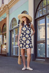 Princess Highway - 60'S Daisy Mini Dress - black