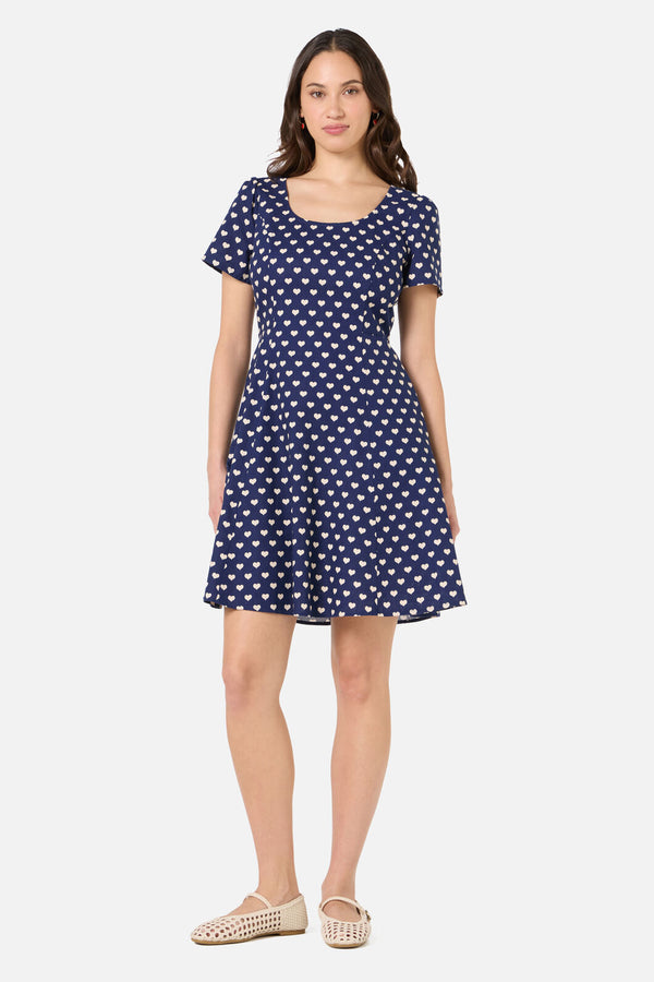 Princess Highway - Sweet Heart Mini Dress - navy