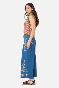 Princess Highway - Leslie Stripe Knit Tank Top - olive