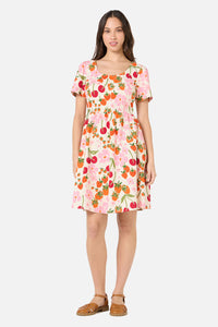 Princess Highway - Berries N Cream Mini Dress - cream
