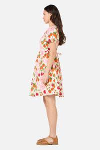 Princess Highway - Berries N Cream Mini Dress - cream