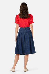 Princess Highway - Kayla Ruffle Blouse - red
