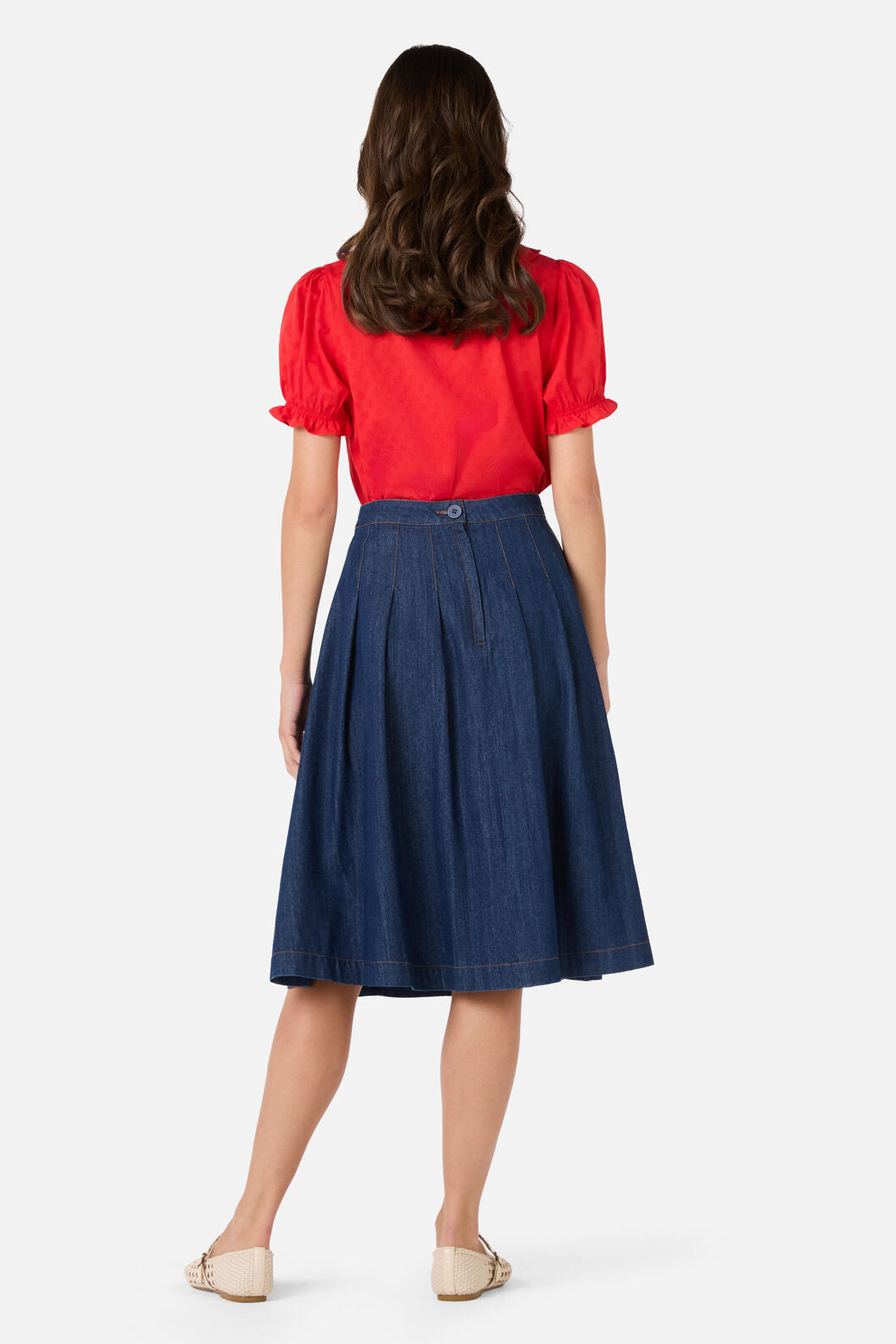 Princess Highway - Kayla Ruffle Blouse - red
