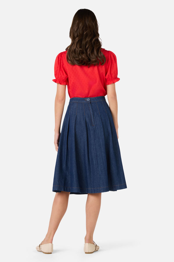 Princess Highway - Kayla Ruffle Blouse - red
