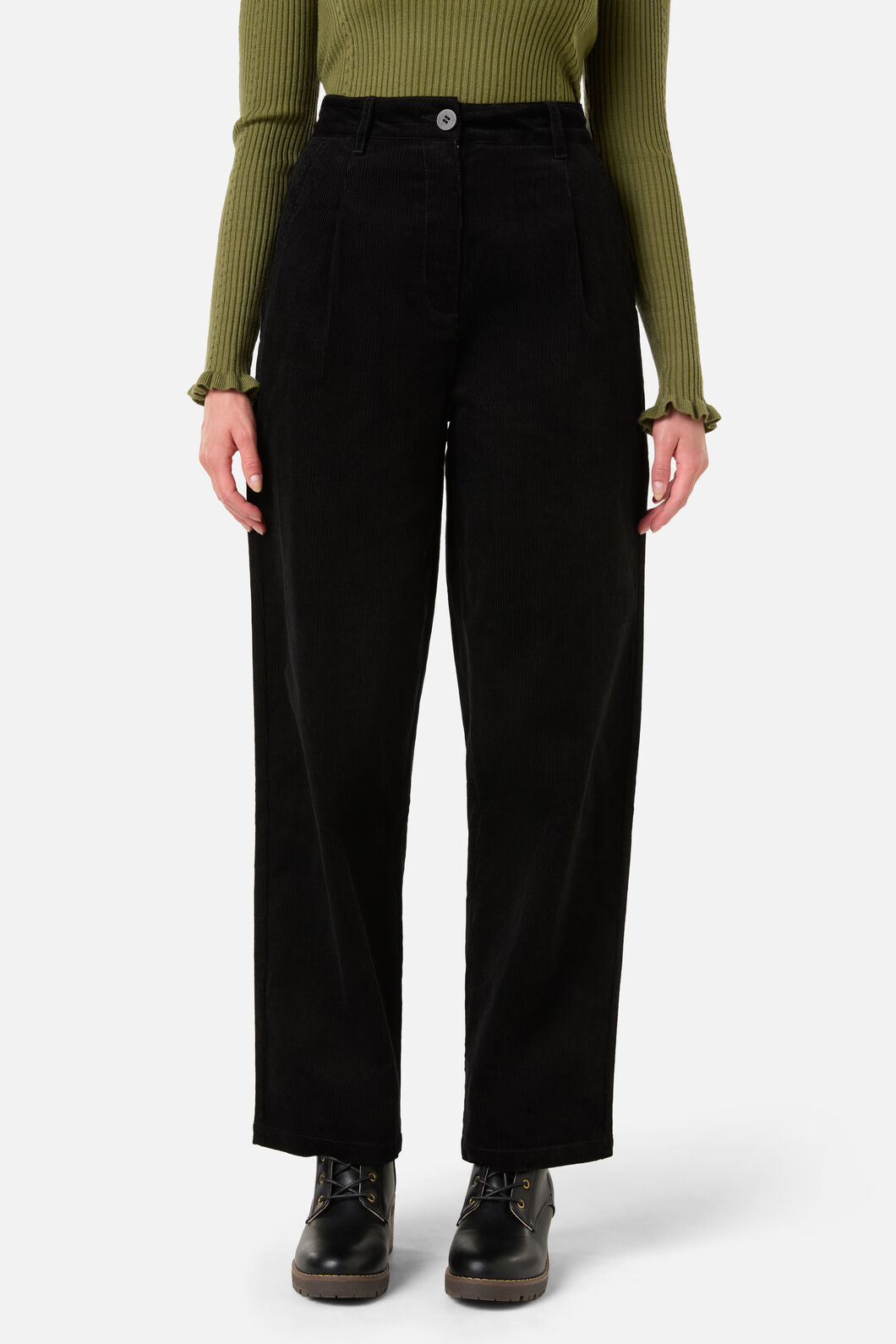 Princess Highway - Noni Tapered Cord Pant - black