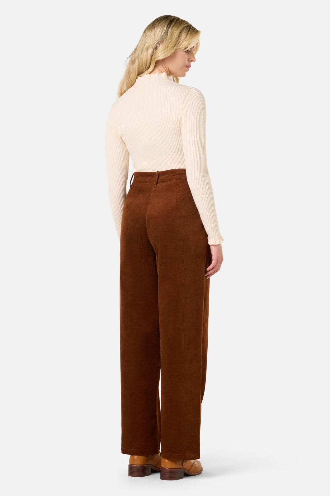 Princess Highway - Noni Tapered Cord Pant - toffee