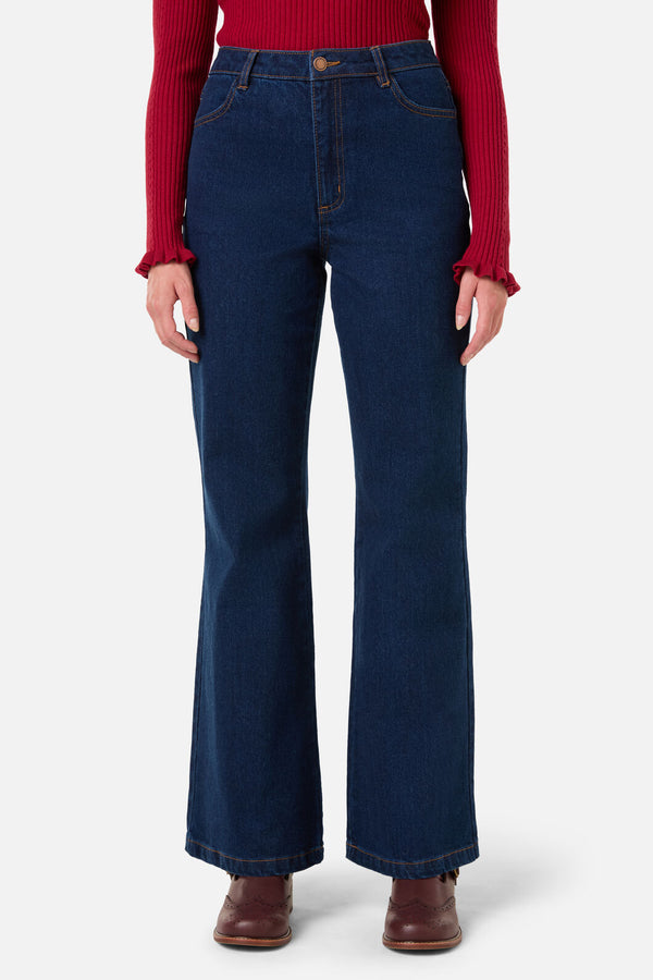 Princess Highway - Darcy Flare Jean - blue-denim
