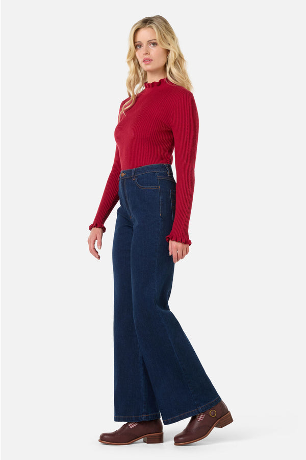 Princess Highway - Darcy Flare Jean - blue-denim