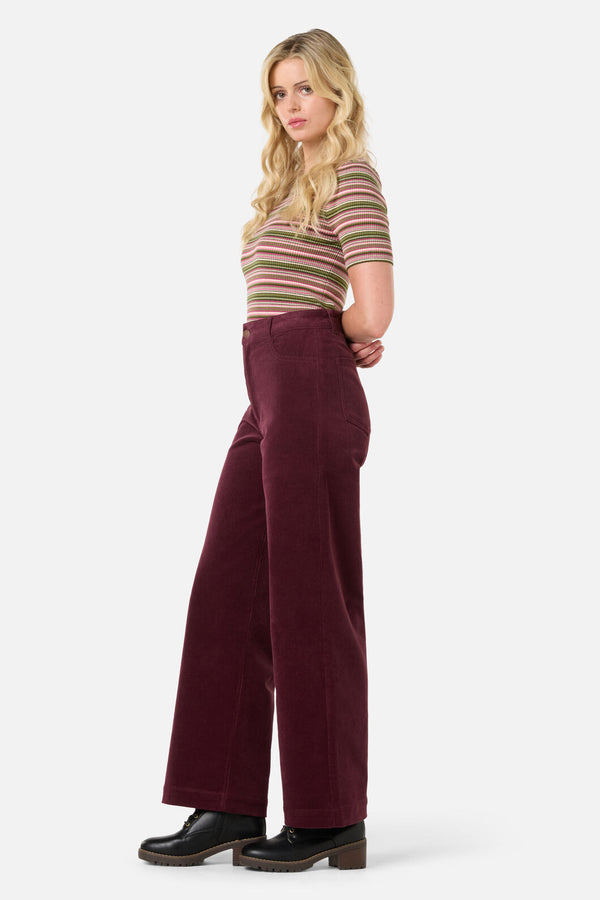 Princess Highway - Charlie Girl Cord Jean - wine