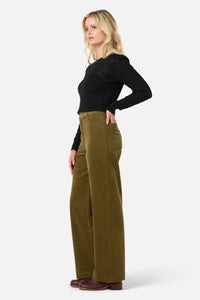 Princess Highway - Charlie Girl Cord Jean - olive