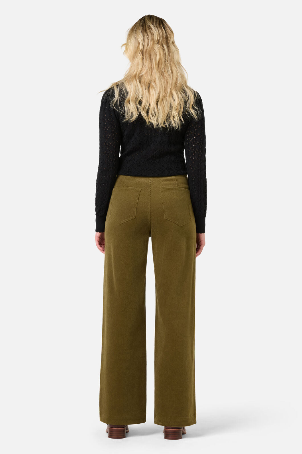 Princess Highway - Charlie Girl Cord Jean - olive