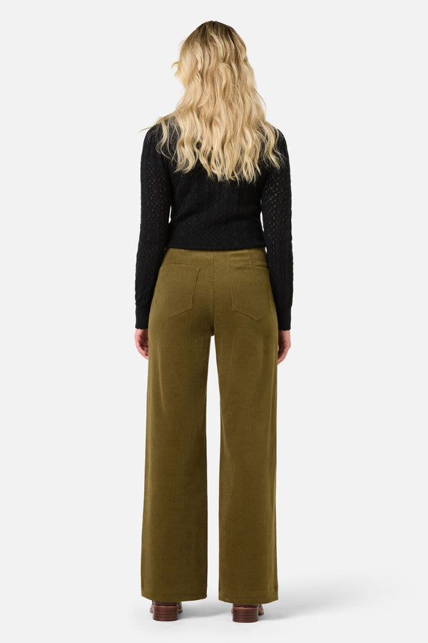 Princess Highway - Charlie Girl Cord Jean - olive