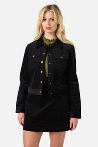 Princess Highway - Charlie Girl Cord Jacket - black