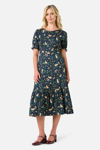 Princess Highway - Lola Rabbit Midi Dress - navy