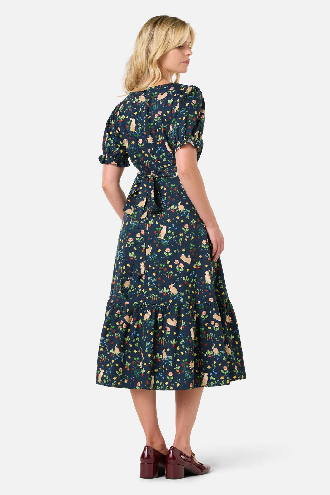 Princess Highway - Lola Rabbit Midi Dress - navy