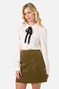Princess Highway - Annie Long Sleeve Blouse - cream