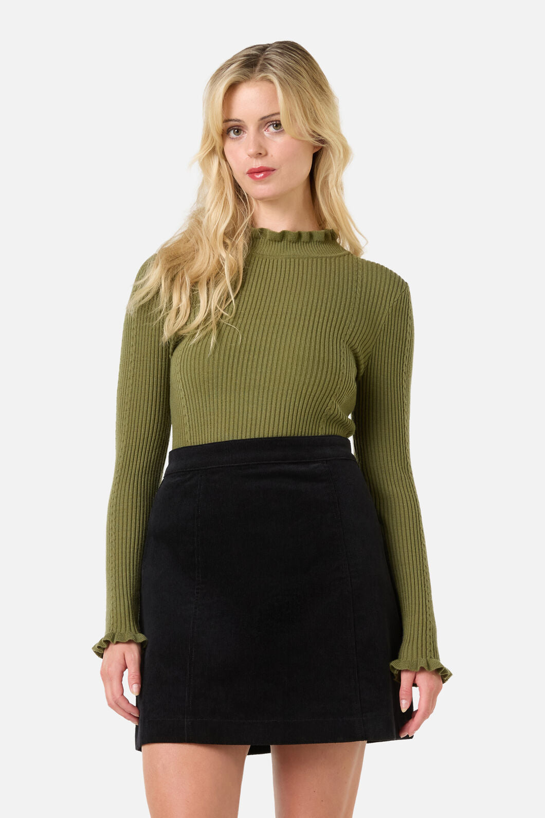 Princess Highway - Odessa Knit Top - olive
