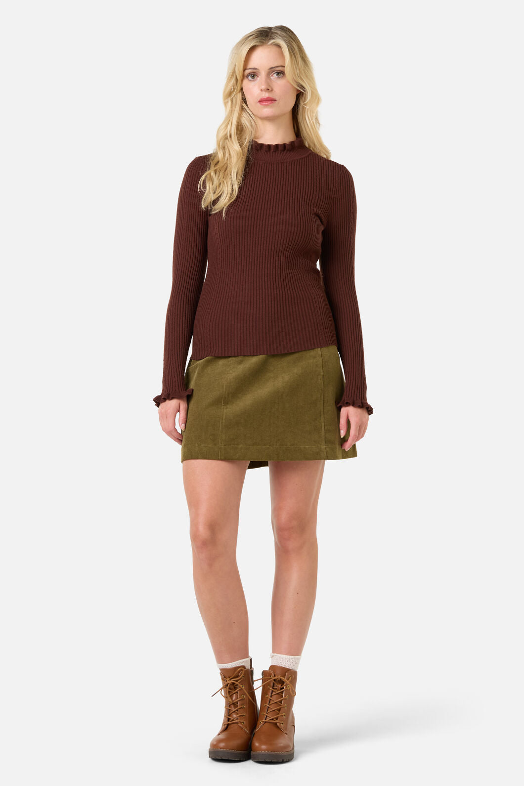 Princess Highway - Odessa Knit Top - chocolate