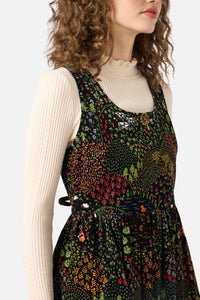 Princess Highway - Rolling Hills Cord Midi Dress - black