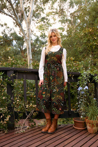 Princess Highway - Rolling Hills Cord Midi Dress - black