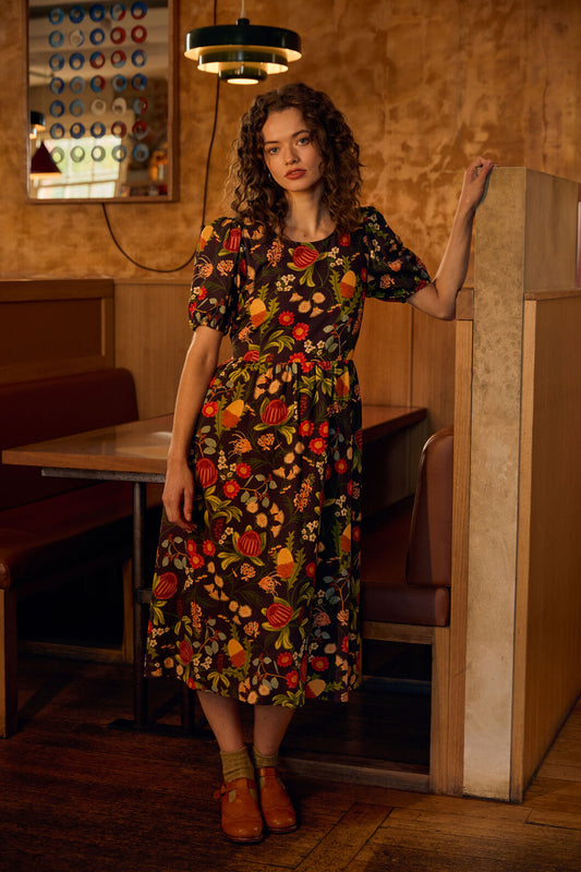 Princess Highway - Florence Native Midi Dress - chocolate