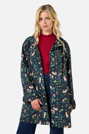 Princess Highway - Lola Rabbit Raincoat - navy