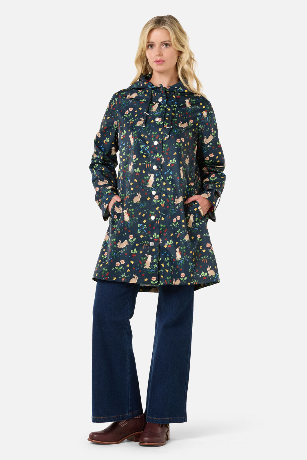 Princess Highway - Lola Rabbit Raincoat - navy